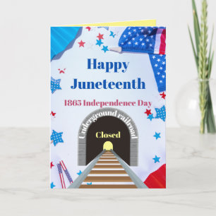 Prettige Juneteenth Kaart