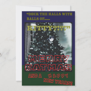 Prettige Kattmas  Feestdagenkaart