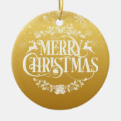 Prettige kerst beste zus ter wereld definitie keramisch ornament (Voorkant)