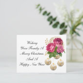 Prettige Kerstdagen Briefkaart (Staand voorkant)