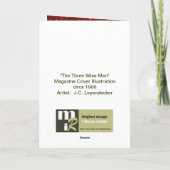 Prettige Kerstdagen. Carte de Noël en néerlandais (Dos)