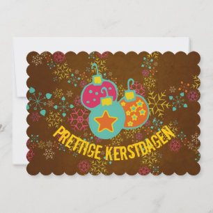 Prettige Kerstdagen Carte de Vacances