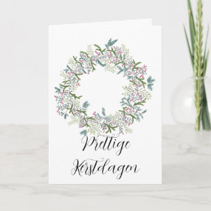 Prettige kerstdagen feestdagen kaart