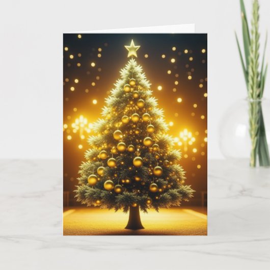 Prettige kerstkaart kaart (Voorkant)