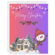 Prettige kerstkaart met kerstwensen