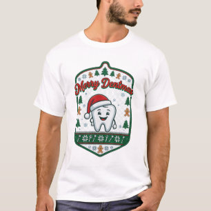Prettige Kerstmis Gebit Kerst Tand Sinterklaas Hoe T-shirt