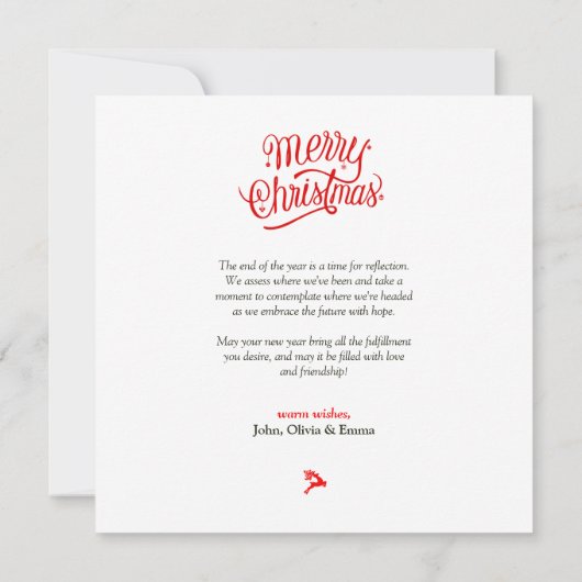 Prettige Kerstnacht vol Wonderen Kaart (Achterkant)