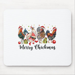 Prettige Kiekmis Kippen Grappige Kerst Kip Mo Muismat