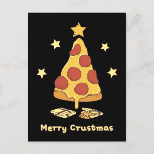 Prettige Korstmas - Pizza Kerstkaart Briefkaart