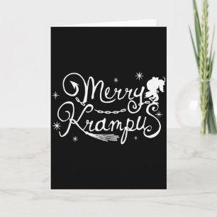 Prettige Krampus Duitse Folklore Kerstmis Voor Kra Kaart