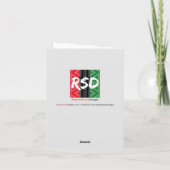 Prettige Kwanzaa groeten Kaart (Achterkant)