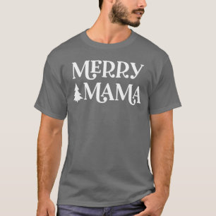 Prettige Mama Prettig Kerstmis Moeder Moedertje Ma T-shirt