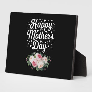 Prettige Moederdag Cute Floral Moeder Oma Echtgeno Fotoplaat