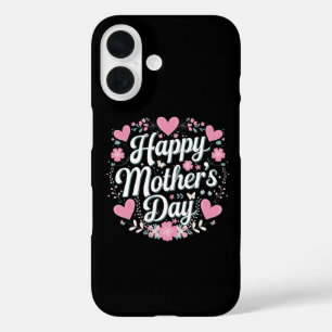 Prettige Moederdag Mooie Bloemen Moeder Oma iPhone 16 Hoesje