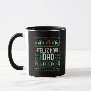 Prettige Navi papa grappige lelijke trui kerst Mok