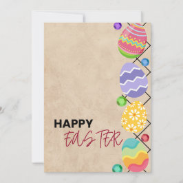 Prettige paaswensen voor jou feestdagenkaart