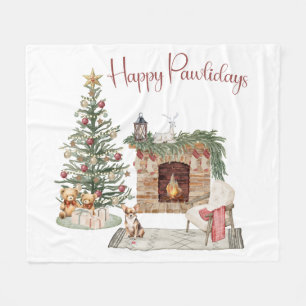 Prettige Pawlidays Hond Design- Chihuahua Fleece Deken