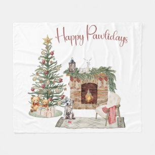 Prettige Pawlidays Honden Design- Dalmatiër Fleece Deken