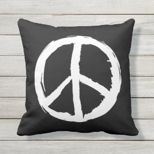 prettige, pijnlijke PEACE SIGN Buitenkussen