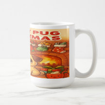 Prettige Pug Kerstmis – Kawaii Kerstmok