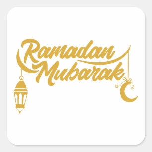 Prettige Ramadan Vierkante Sticker