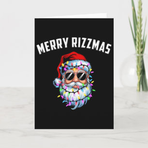 Prettige Rizzmas tieners kinderen school grappige Kaart