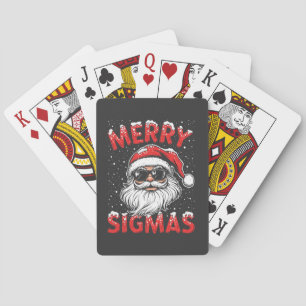 Prettige Sigmas Grappige Gen Alpha Middelbare Scho Pokerkaarten