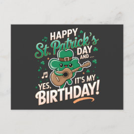 Prettige St. Patrick-dag en ja, het is mijn verjaa Briefkaart