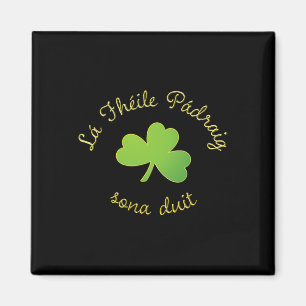Prettige St. Patrick's Dag La Fheile Padraig Sona Magneet
