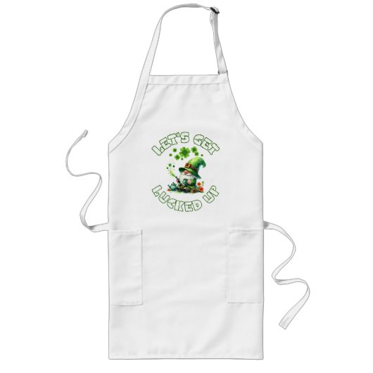 prettige St. Patrick's dag Lang Schort (Voorkant)