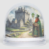 Prettige St. Patrick's Dag Sneeuwbol (Voorkant)