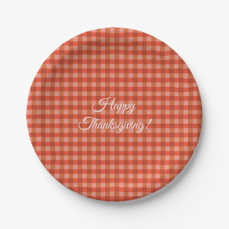 Prettige Thanksgiving Papieren Borden Bordje