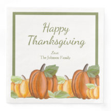 Prettige Thanksgiving Persoonlijke Familienaam