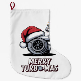 Prettige Turbomas Turbo monteur Kerstman Kerstmis Grote Kerstsok
