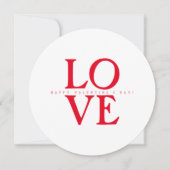 Prettige Valentijnsdag Elegante Groet Feestdagenkaart (Voorkant)