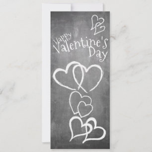 Prettige Valentijnsdag op een krijtbord