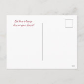 Prettige Valentijnsdag! Valentijnkaart. Feestdagenkaart (Achterkant)