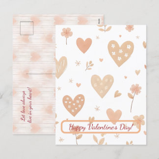 Prettige Valentijnsdag! Valentijnskaart. Feestdagenkaart