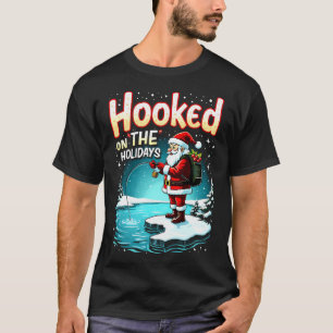 Prettige VisKerst Moppertje Kerst Vis Ontwerp T-shirt