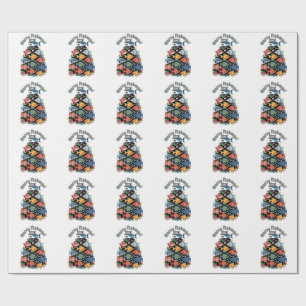 Prettige VisKerstmis Kerstboom Vis Grappige Vissen Cadeaupapier