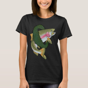 Prettige Vismas Kerstman Visliefhebbers Grappige V T-shirt