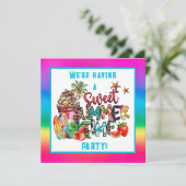 prettige zomertijd kaart (Staand voorkant)