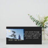 Prettige Zonnewende Nacht Feestdagenkaart (Staand voorkant)