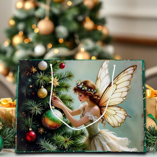 Pretty Angel Fairy Christmas Groot Cadeauzakje