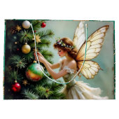 Pretty Angel Fairy Christmas Groot Cadeauzakje (Achterkant)