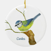 Pretty Bird Keramisch Ornament (Achterkant)