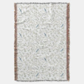 Pretty Blue Birds Deken (Voorkant Verticaal)