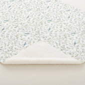 Pretty Blue Birds   Sherpa Deken (3/4)