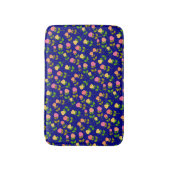 Pretty Blue Rose Pattern Badmat (Voorkant Verticaal)