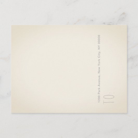 Pretty Bow Sheep™ Collectie - Briefkaart (Achterkant)